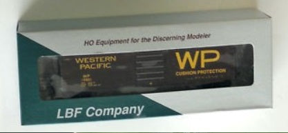 LBF Company 1161 HO Western Pacific 50' PS-1 Boxcar # 19817