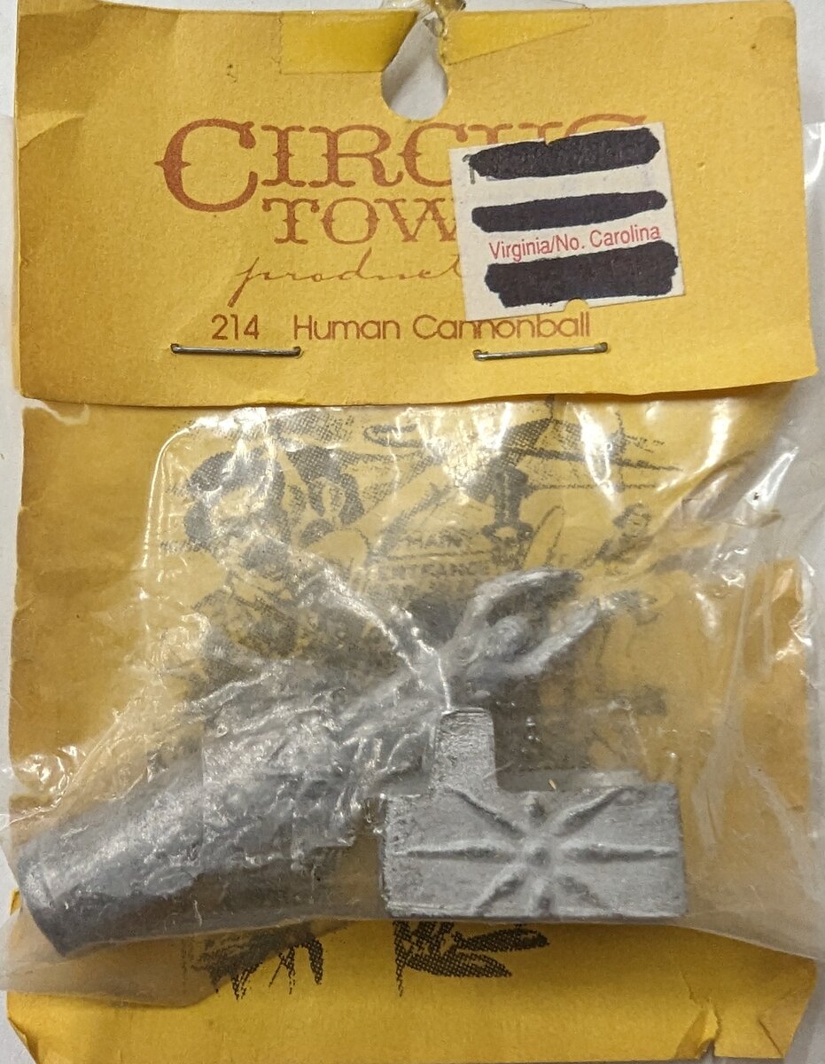 IHC 214 HO Circus Town Human Cannonball