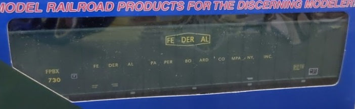 LBF Company 1052 HO Federal Paper Board Hi Capacity Wood Chip Car # 730 Kit