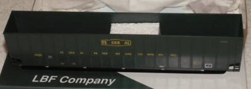 LBF Company 1052 HO Federal Paper Board Hi Capacity Wood Chip Car #742 Kit