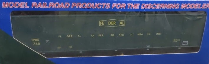 LBF Company 1052 HO Federal Paper Board Hi Capacity Wood Chip Car # 768 Kit