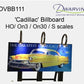 Dwarvin DVBB111-FP HO Unassembled Fiber-Lit Cadillac Billboard
