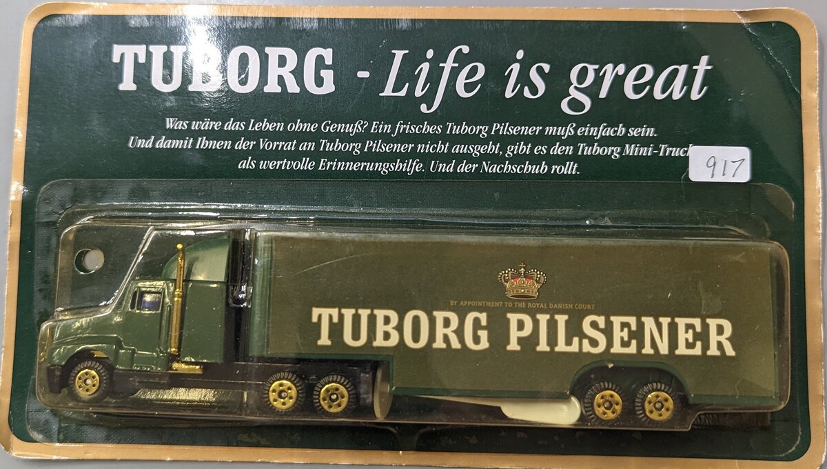 Grell Hummer 917 HO Tuborg Pilsener "Life is Great" Semi Truck