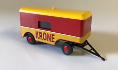 Brekina Automodelle 55910 HO Circus Krone Animal Transport Trailer