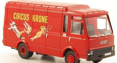 Brekina Automodelle 34509 HO Fiat Zeta Circus Krone Transport Truck