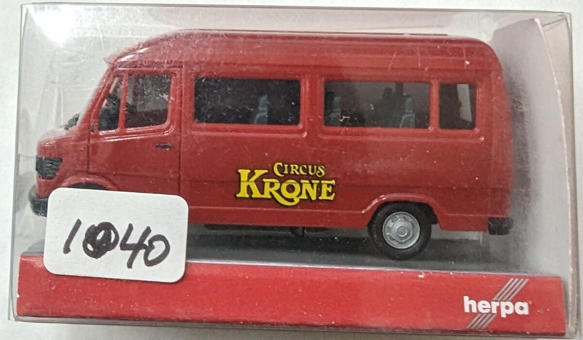 Brekina Automodelle 048231 HO Mercedes Benz 208D Circus Krone Bus