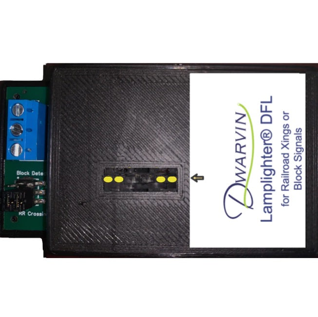 Dwarvin DVIRRXK301 O/G RR Crossing Kit w/Lamplighter DFL w/ Power Supply