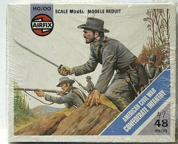 Airfix Products 01713 HO/OO American Civil War Confederate Infantry Figure Set
