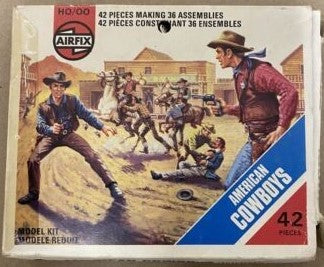 Airfix Products 1707 HO/OO American Cowboys Figure Set