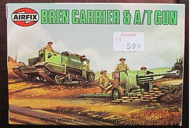 Airfix Products 61309-9 HO/OO Bren Carrier and A/T Gun Model Kit