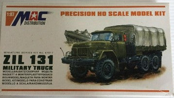 Mac Automodelle 87017 HO ZIL131 Military Truck Model Kit