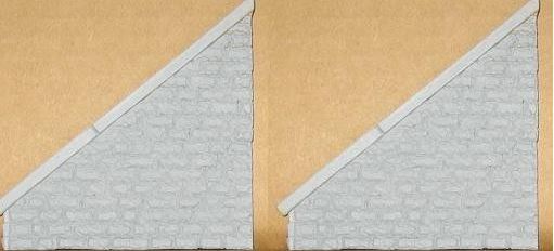 Ultimate Scenery System 4194 HO Butler Scale Cut Stone Portal Wall Wings
