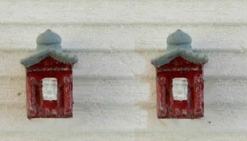Model Tech Studios OD2259P O Fire Call Box (Pack of 2)