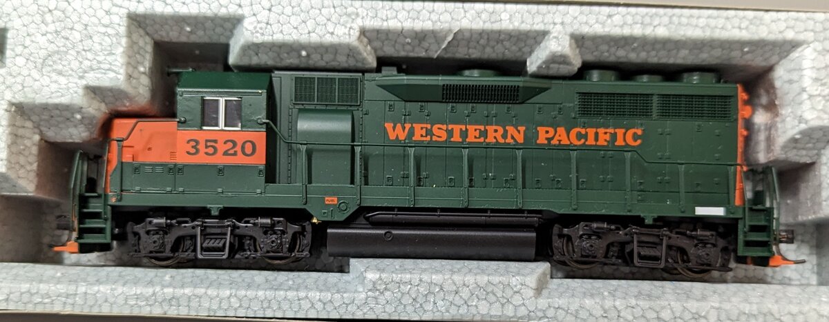 Kato 37-02B HO Western Pacific EMD GP35 Diesel Locomotive w/DB
