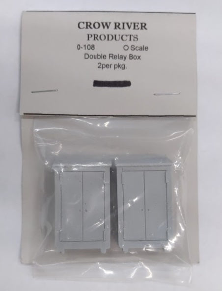 Crow River Products O-108 O Double Relay Box (Pack of 2)