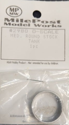 Mile Post Model Works 2980 O Medium Round Stock Tank