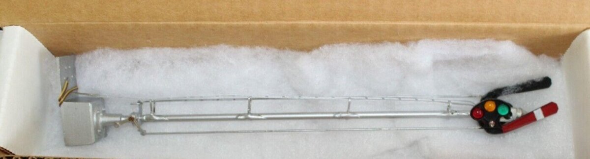 Scaled World 048008-0011 O 9" Train Order Board Signal White Metal