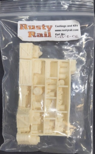 Rusty Rails CB-O-04 O Old Big Full Shelf Resin