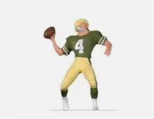 Preiser 29007 HO Football Player Throwing the Touchdown