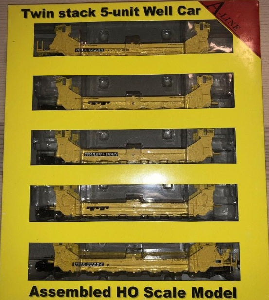 InterMountain 47615-03 HO A-Line Trailer Train Twin Stack Container Car # 63284
