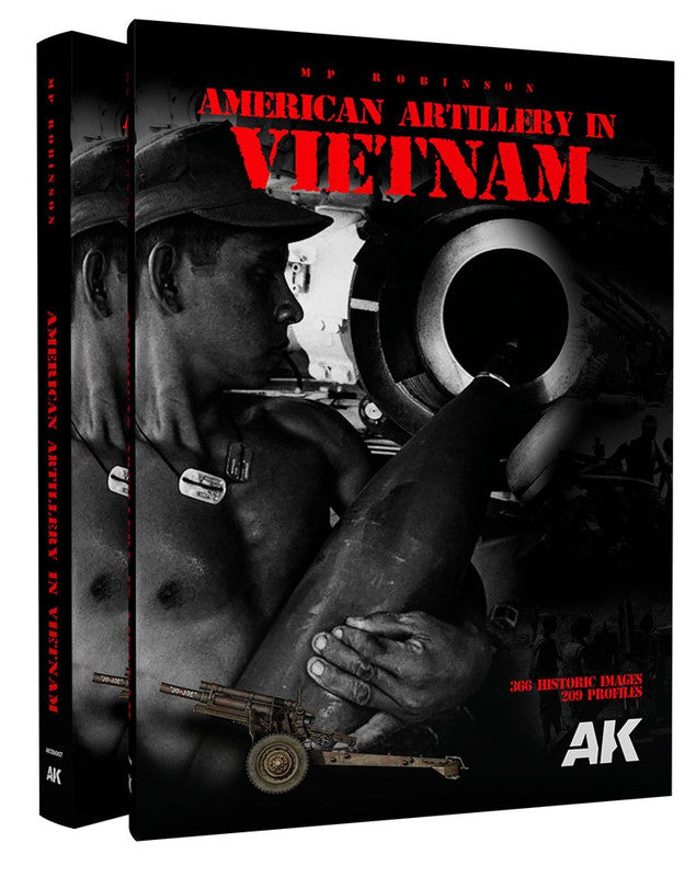 AK Interactive 130007 American Artillery in Vietnam Hard Cover Book