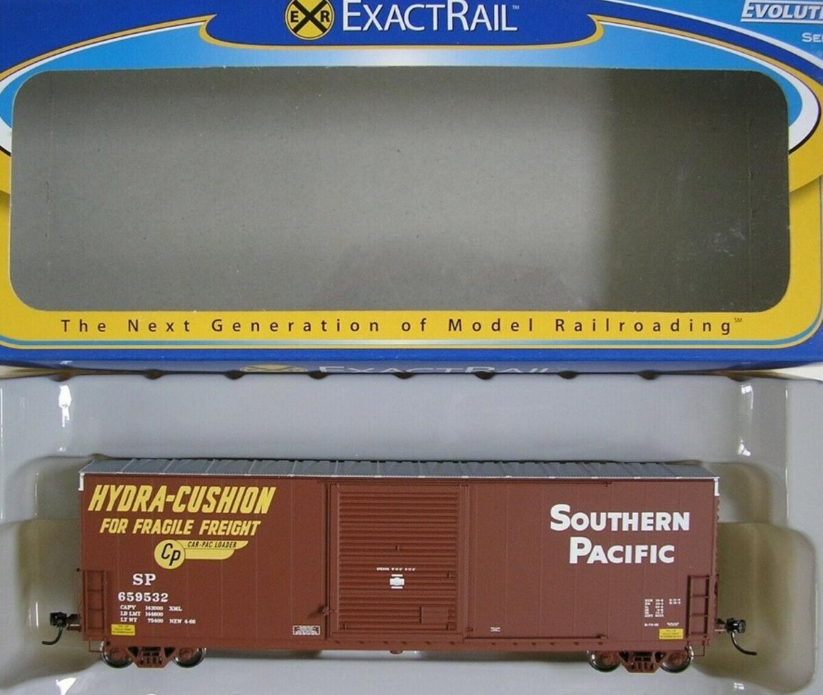 ExactRail EE-1001-11 HO SP PC&F6033 Cu.Ft. Single Door Boxcar #659532