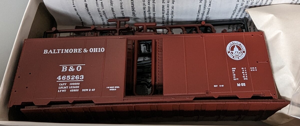 InterMountain B&O-05 HO Baltimore & Ohio A.A.R. Box Car #465263