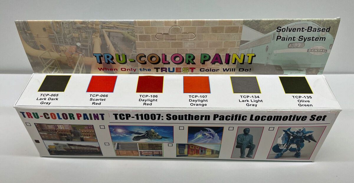 Tru-Color TCP-11007 Southern Pacific Loco #1 - 1 oz. Paint Bottle (Set of 6)