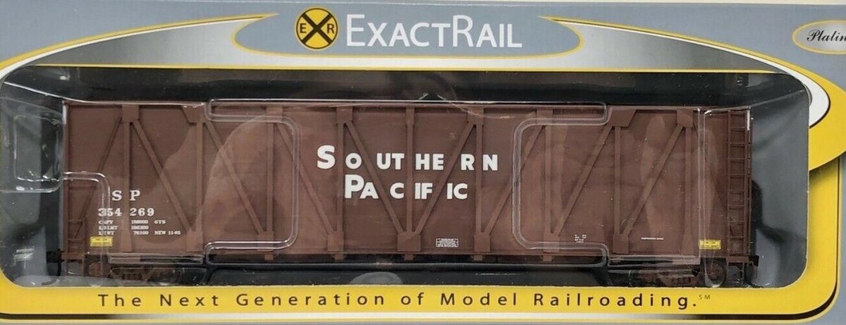 ExactRail EP-80101-6 HO SP Gunderson Composite Side Wood Chip Car #354269