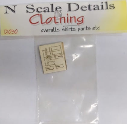 Model Tech Studios D1030 N Clothing Overalls/Shirts/Pants