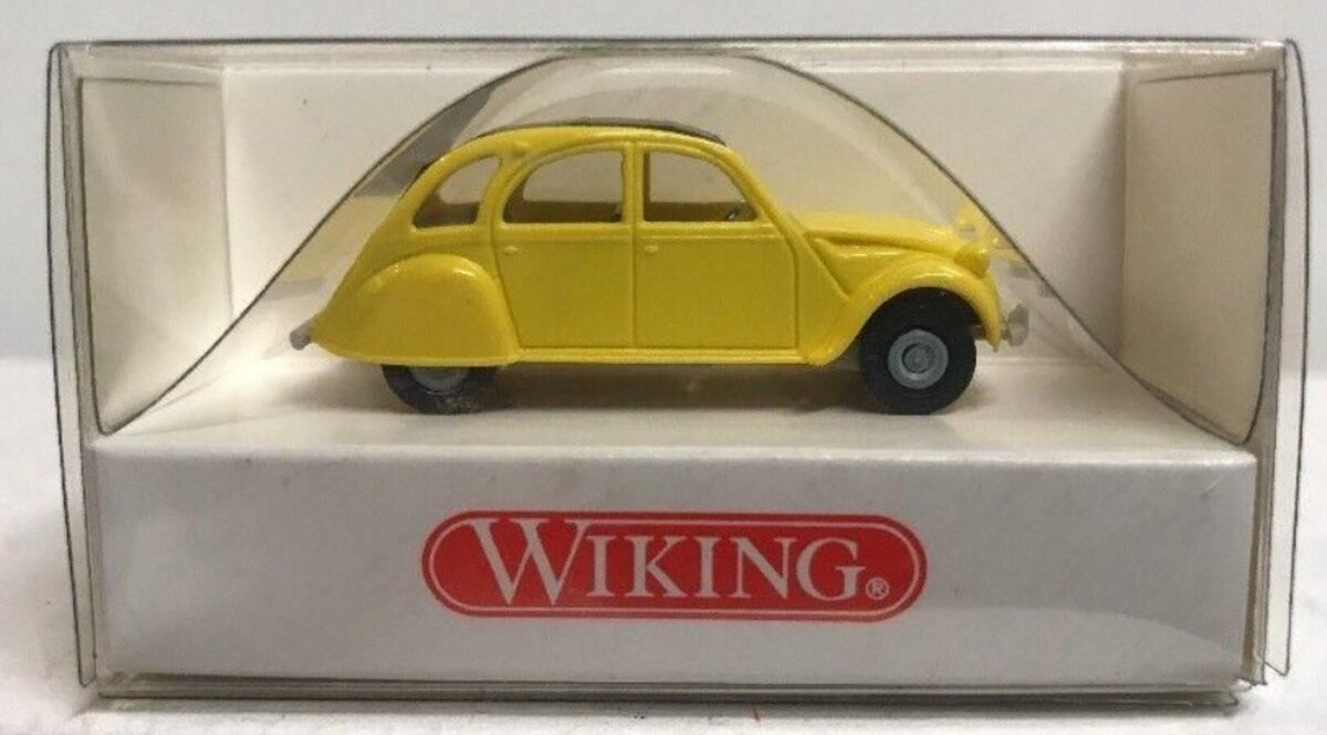 Wiking 8090320 HO Yellow & Black Citroen 2 CV