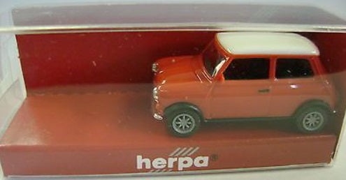 Herpa 22248 HO Red Hard Roof Mini Cooper 96'