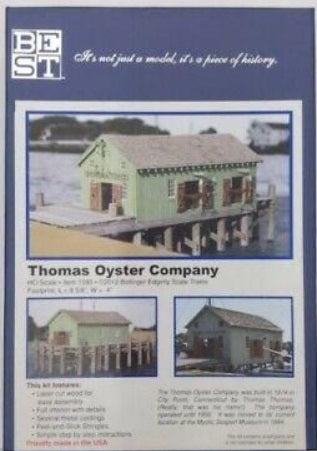BEST 1090 HO Thomas Oyster Company Building Kit