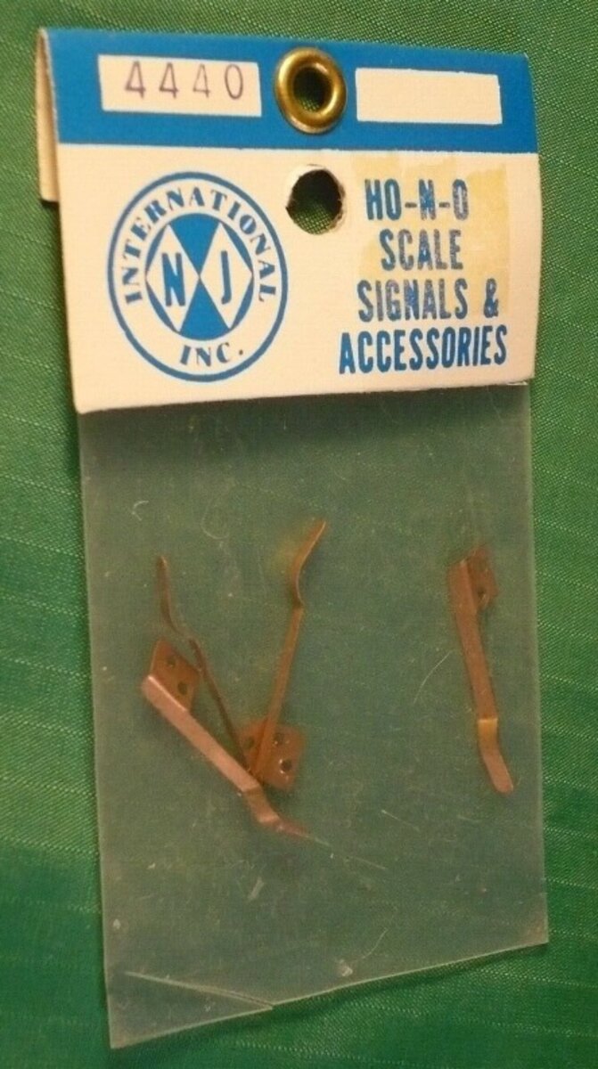 NJ International 4440 HO/N/O Scale Track Clip (Pack of 2)