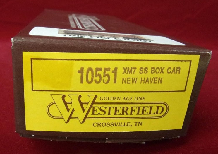 Westerfield 10551 HO New Haven XM7 SS Box Car Unpainted Plastic Kit
