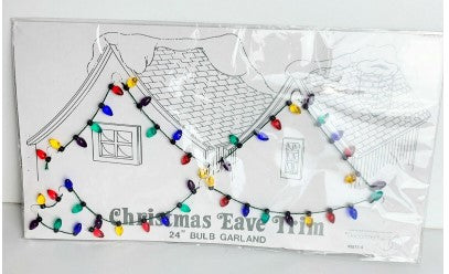 Dept 56 5511-5 HO Christmas Eave Trim 24" Multi-Colored Garland Light Bulbs