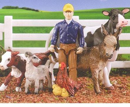 Breyer 5927 Stablemates O Farm Animals Play Set