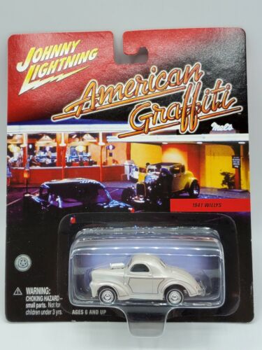 Johnny Lightning 994-01 American Graffiti 1941 Willys Silver Model Car