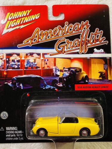 Johnny Lightning 994-01 American Graffiti Yellow 1958 Austin-Healey Sprite