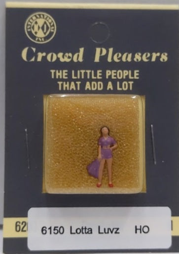 NJ International 6150 HO Crowd Pleasers Lotta Luvz Young Woman Standing
