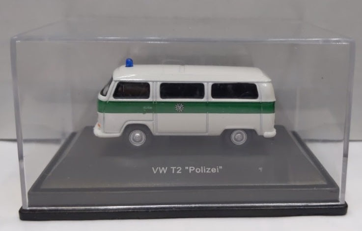 Acme 122 1:87 White W/Green Stripe VW T2 Polizei
