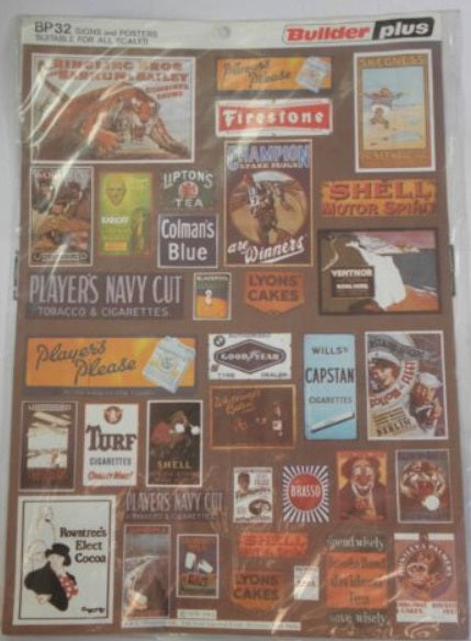 Builder Plus BP32 All Scales Assorted Signs & Posters