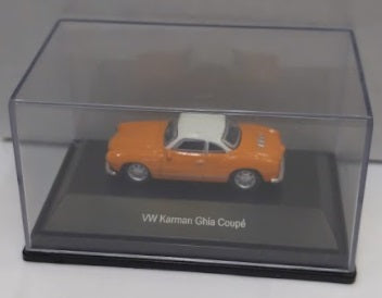 Acme 1388 1:87 Orange W/White Roof VW Karmann Ghia Coupe