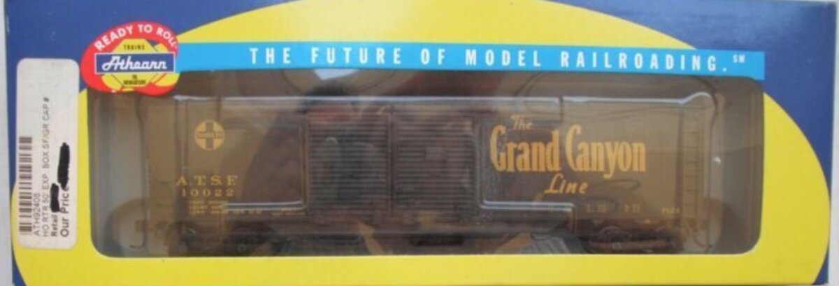 Athearn 92408 HO Santa Fe Grand Canyon 50'''' Express Box Car #10022