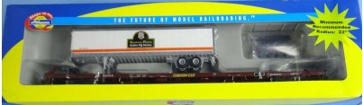 Athearn 74242 HO Southern Pacific 85' All Purpose Flat Car w/45' Trailer #52126