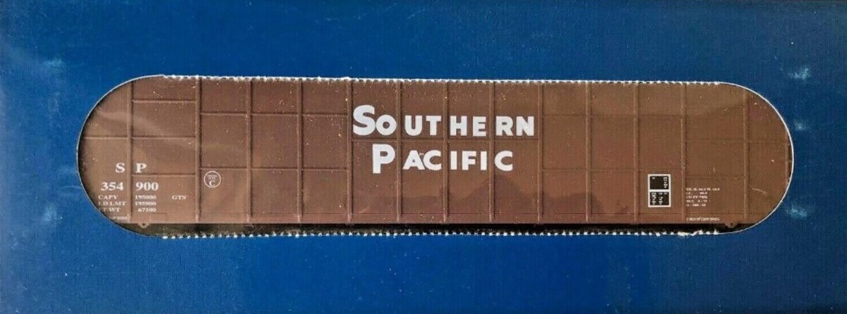 E&C Shops 0121 HO Southern Pacific 62'Woodchip Hopper Ribbed Side Road Vary #Kit