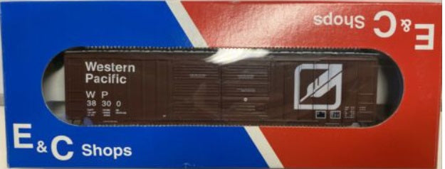 E&C Shops 1003-3 HO Western Pacific 52' ACF Double Door Boxcar #38300 Kit