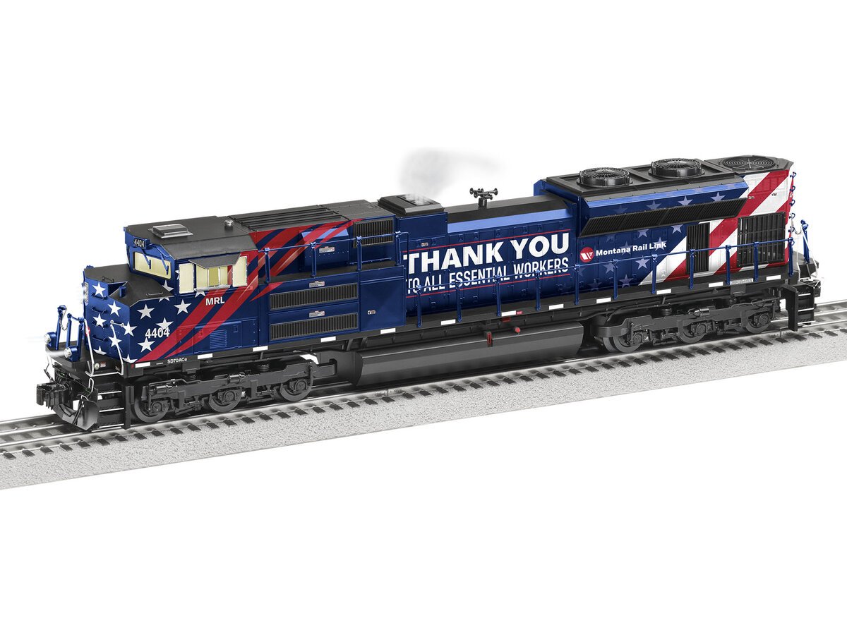 Lionel 2333160 O MRL Essential Workers Legacy SD70ACE Diesel Locomotive #4404