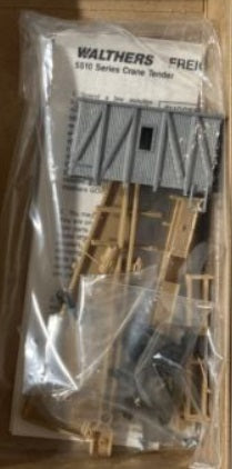 Walthers 5510 HO Undecorated 42'' Crane Tender Kit  Without Box