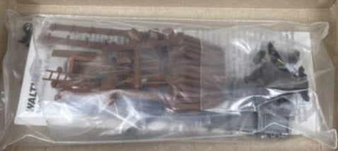 Walthers 932-5560 HO 42' Work Flat Car Undecorated Kit Without Box